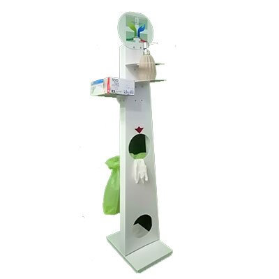 DPI COVID-19 Colonna porta gel